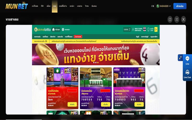 ประเภทของการเดิมพันที่ Hanoi Lotto Munbet