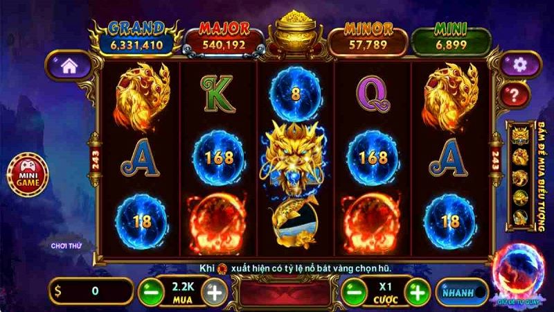 ไฮไลท์ของเกม Four Holy Beasts Munbet