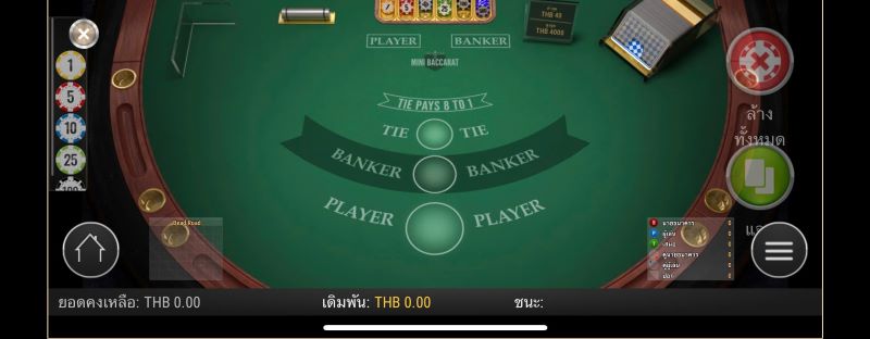 รีวิว Mini Baccarat Munbet